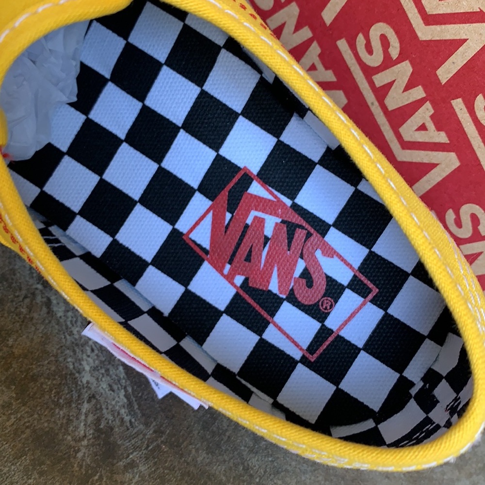 VANS AUTHENTIC HC DIY LEMON CHROME/TRUE WHITE WMNS - Picture 6 of 15